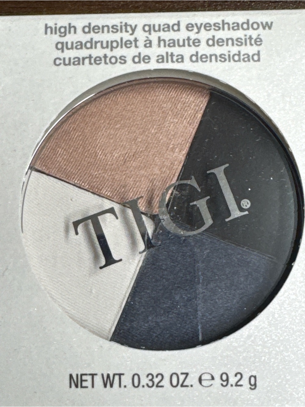TIGI Quad Eyeshadow Palette — Bronze, Silver, Charcoal & Slate